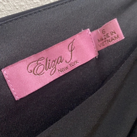 Eliza J one shoulder drape and sequin mini dress - Picture 4 of 8